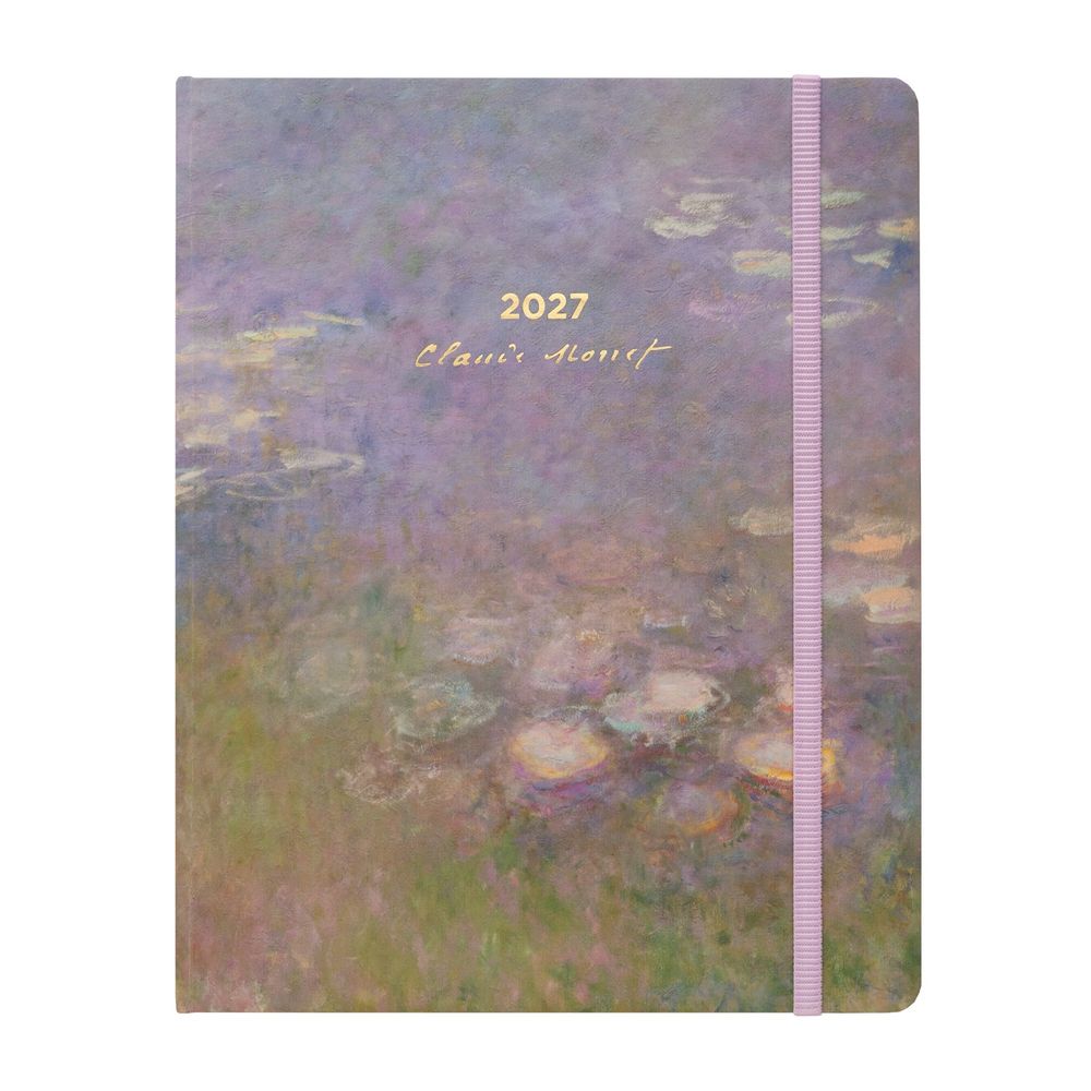Kokonote - Idole Monet 2026/2027 Weekly 17 Month Planificateur/Organisateur - Multicolore